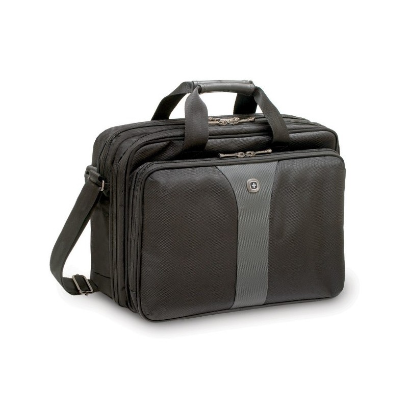 Wenger Legacy Double-Gusset BC Notebook Tasche 16" Zoll schwarz